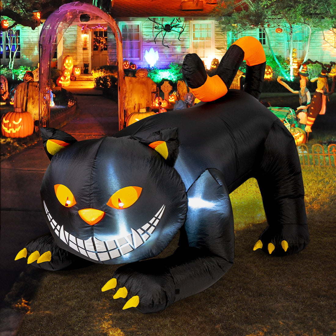 6 ft Black Cat Inflatable
