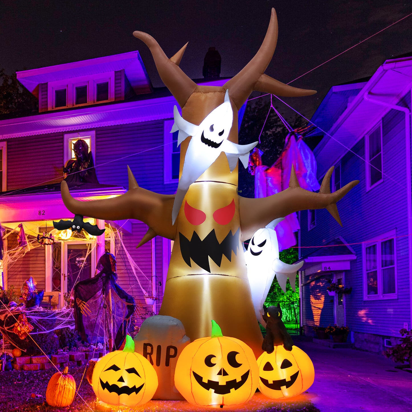 12 ft Halloween Scary Tree Inflatable