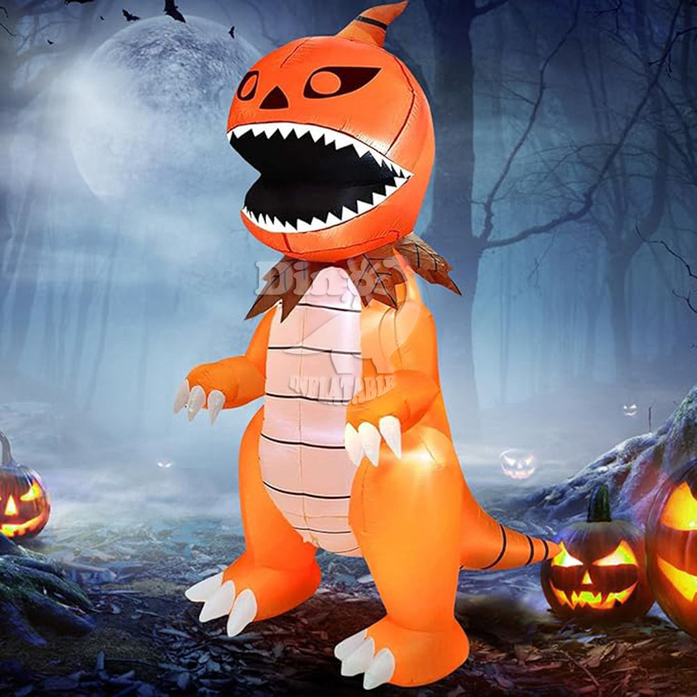 10 ft Pumpkin Dinosaur Inflatable