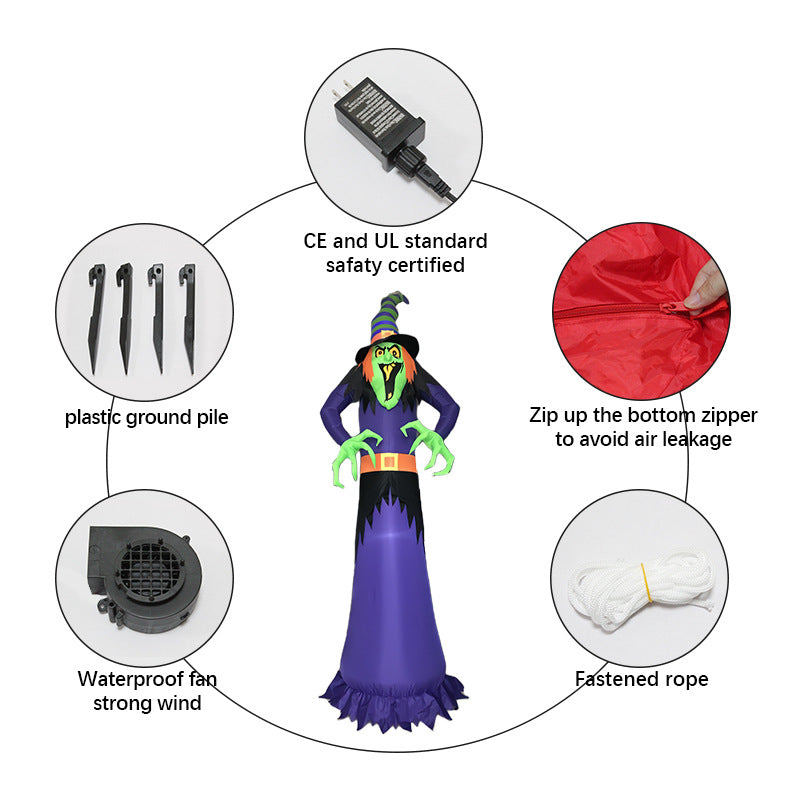 10 ft Witch Inflatable