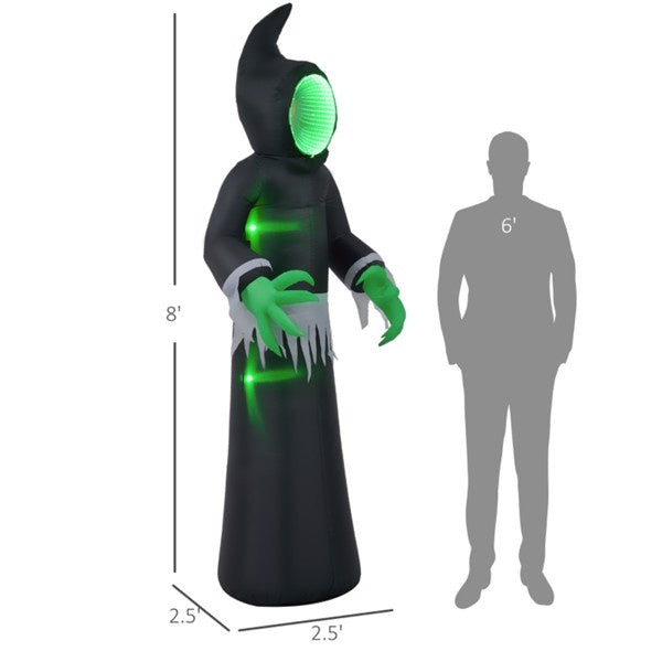 8 ft Mirror Face Ghost Inflatable